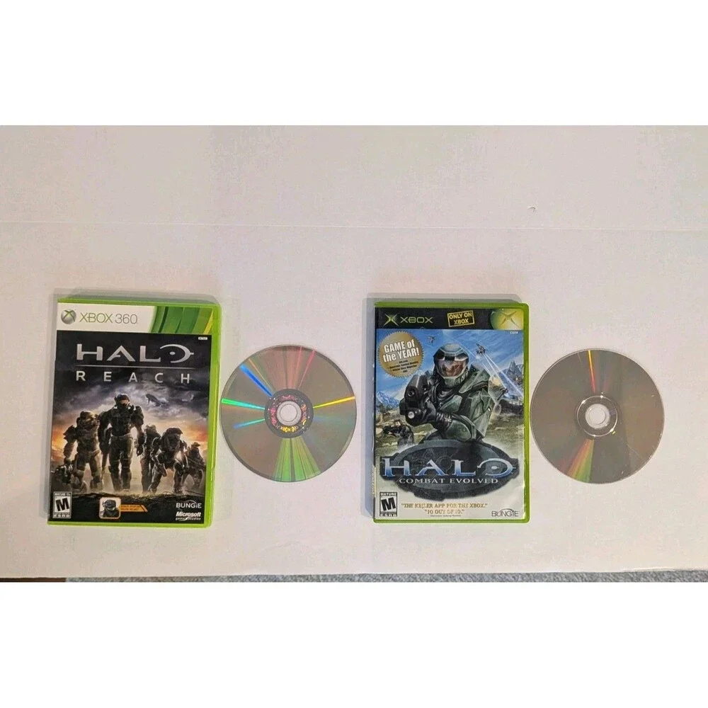 Halo: Combat Evolved & Halo Reach Microsoft XBOX & XBOX 360 Game Of The Year